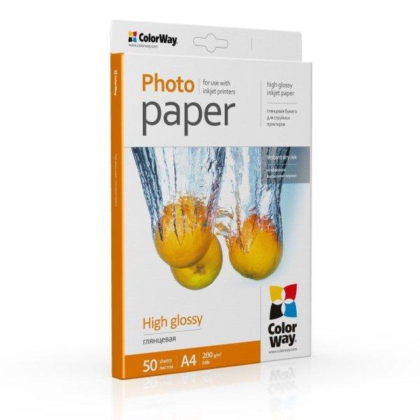 ColorWay PG200050A4 200g A4 50db Fényes Fotópapír