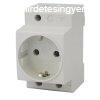 Tracon C60-DAO oldals vdrintkezvel 230V, 16A, 2P+En sor