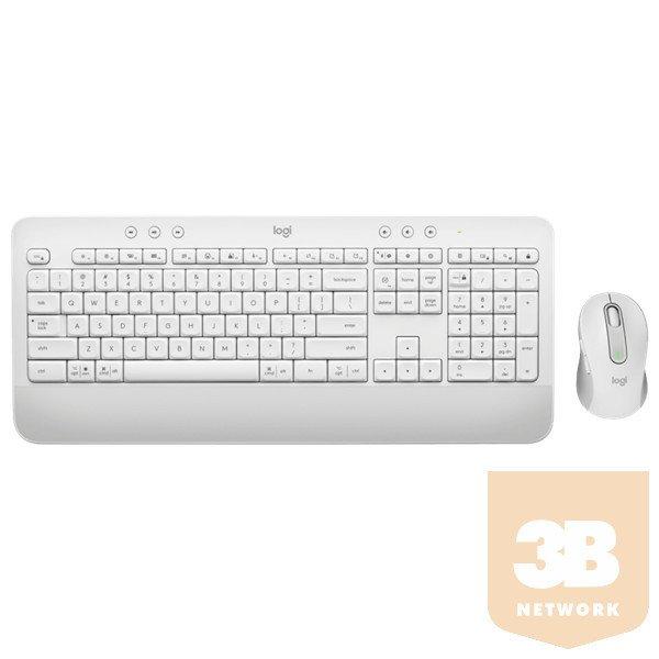 LOGITECH Billentyűzet + egér - MK650 Vezeték Nélküli Combo Piszkosfehér,
HUN
