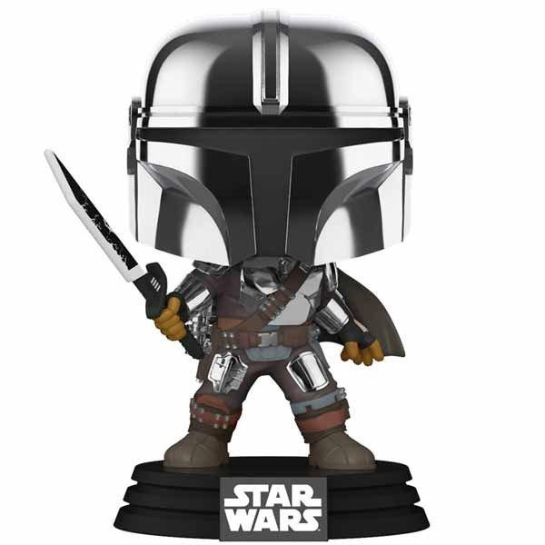 POP! The Mandalorian with Darksaber (Star Wars) Special Edition (Glows in Dark)