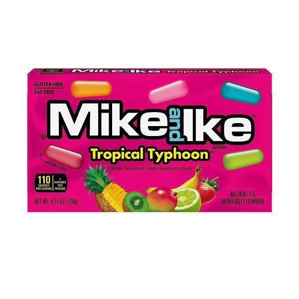 Mike and Ike Tropical Typhoon trópusi gyümölcs ízű cukorkák 120g
