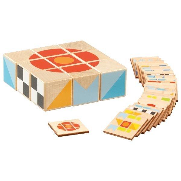 Fa kockakirakó, kubus 3x3