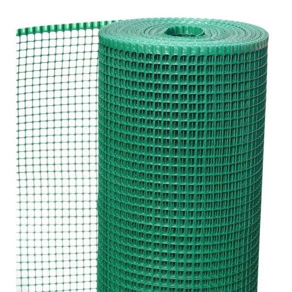 Négyzetes műanyag kerítés csirkeháló 1,2*50 m (#10*10mm)