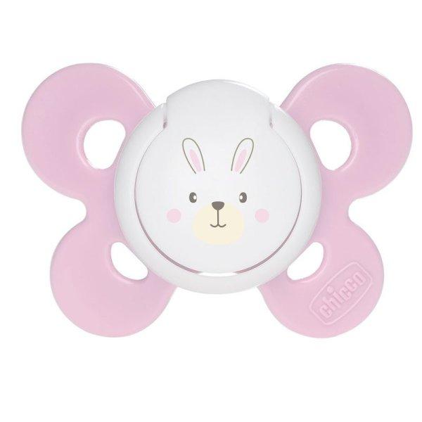 Chicco Physio Forma® Comfort 0-6 hó szilikon cumi 1db sterilizálható tokban