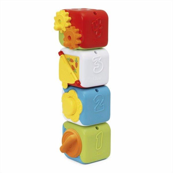 Chicco Multiaktív kockák 2in1 képtársítós logikai és kézkoordinációs
játék