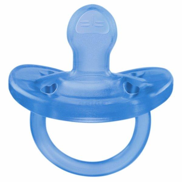 Chicco Physio Forma® Soft 6-16 hó csupa-szilikon cumi 1db csupa puhaság