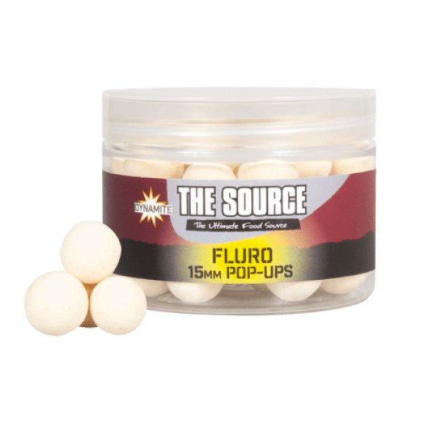 Dynamite Baits Source Fluro Pop-Ups 200ml 15mm (DY1952)