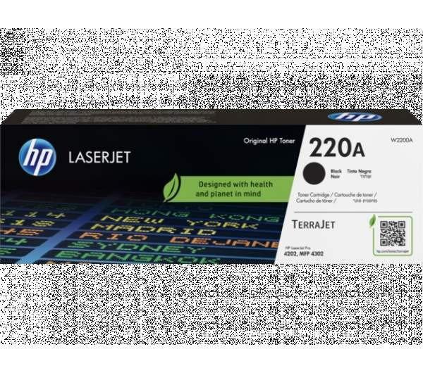 HP lézertoner W2200A No.220A, fekete, 2000 old