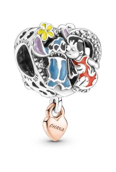 Pandora Medál Ohana Lilo a Stitch Disney