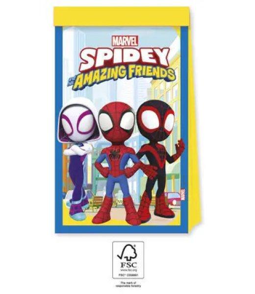 Pókember Spidey papírzacskó 4 db-os FSC