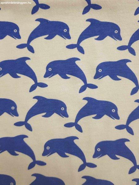 Strech lepedő mintás 60x120-70x140cm - Delfin