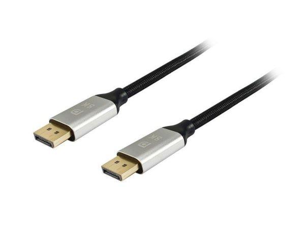 EQuip DisplayPort to DisplayPort 1.4 8K/60Hz Premium cable 3m Black