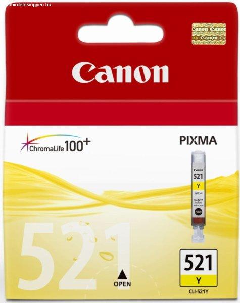 Canon CLI-521Y Yellow tintapatron