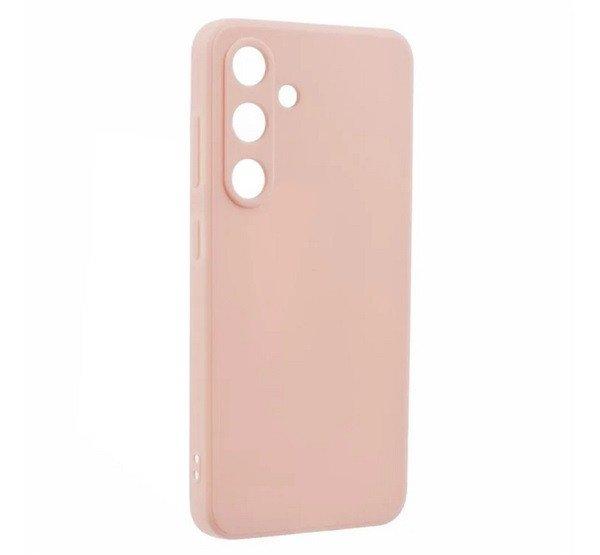 Szilikon telefonvédő (matt) RÓZSASZÍN Samsung Galaxy A36 5G (SM-A366)
