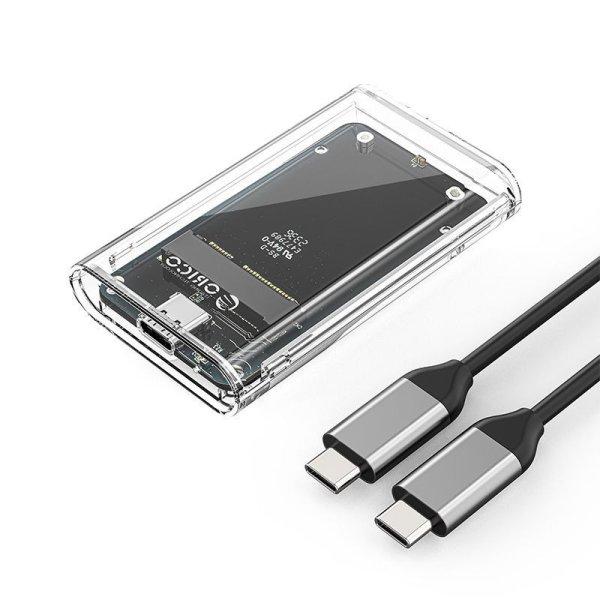 Orico TC10-MS mSATA USB-C 3.0 SSD Enclosure Clear