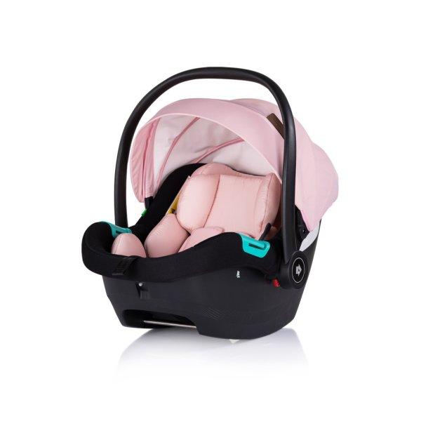 Chipolino Duo Smart autóshordozó 40-87cm - Pink Marshmellow