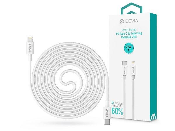Devia USB Type-C - Lightning adat- és töltőkábel 2 m-es vezetékkel - Devia
SmartSeries PD Type-C To Lightning Cable - 27W - fehér