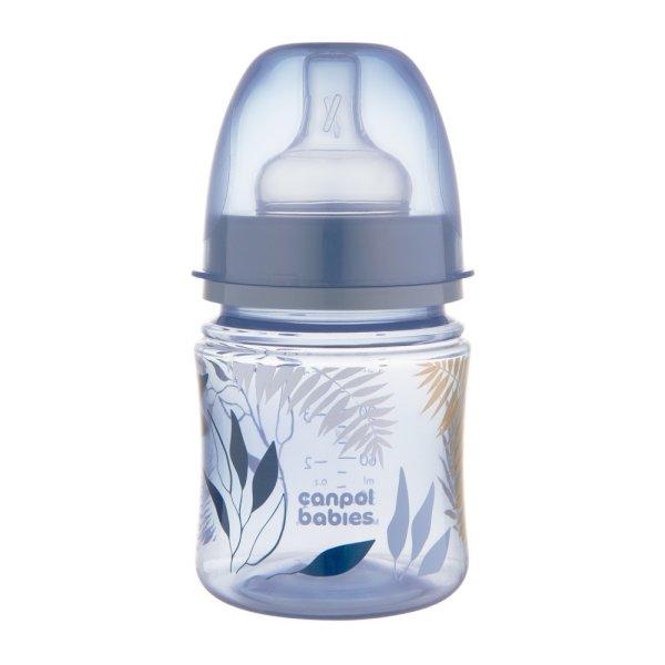 Canpol babies Anti-kólikás cumisüveg, EasyStart, GOLD, 120 ml - kék