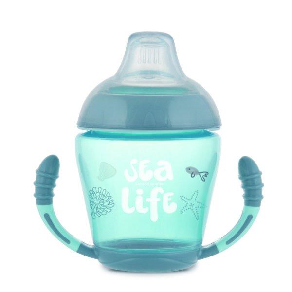 Canpol babies Cseppmentes pohár, puha szilikon etetőcumival, 230 ml, SEA LIFE
- szürke
