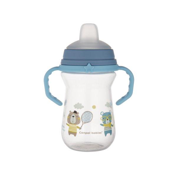 Canpol babies Itatópohár szilikonos ivócsőrrel, FirstCup, 250 ml, Bonjour
Paris - kék