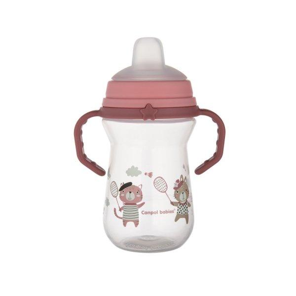 Canpol babies Itatópohár szilikonos ivócsőrrel, FirstCup, 250 ml, Bonjour
Paris - rózsaszín