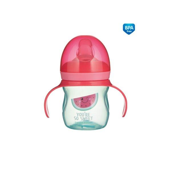 Canpol babies Gyakorló itatópohár szilikon szeleppel, 150 ml, SO COOL -
rózsaszín