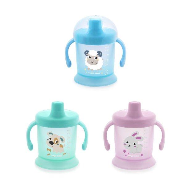 Canpol babies Szilárd cseppmentes pohár, 200ml, BUNNY&COMPANY