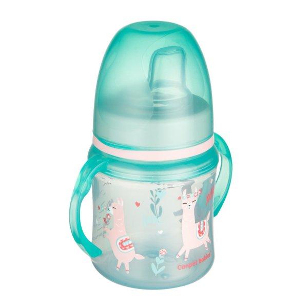 Canpol babies Szilikon ivócsőrős tanulópohár, 120 ml, EXOTIC ANIMALS -
zöld