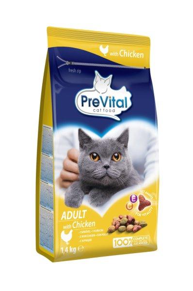 PreVital macskatáp baromfival és zöldséggel 1,4kg