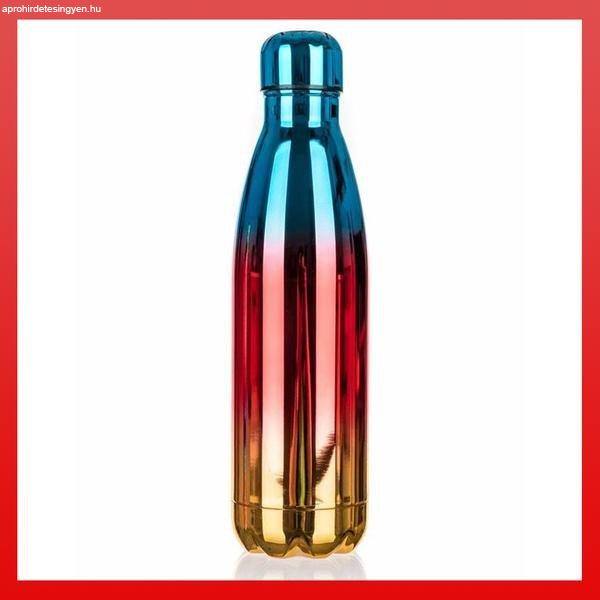 BANQUET  Termosz flakon FLAMENCO 500 ml, szivárványkék 48795002