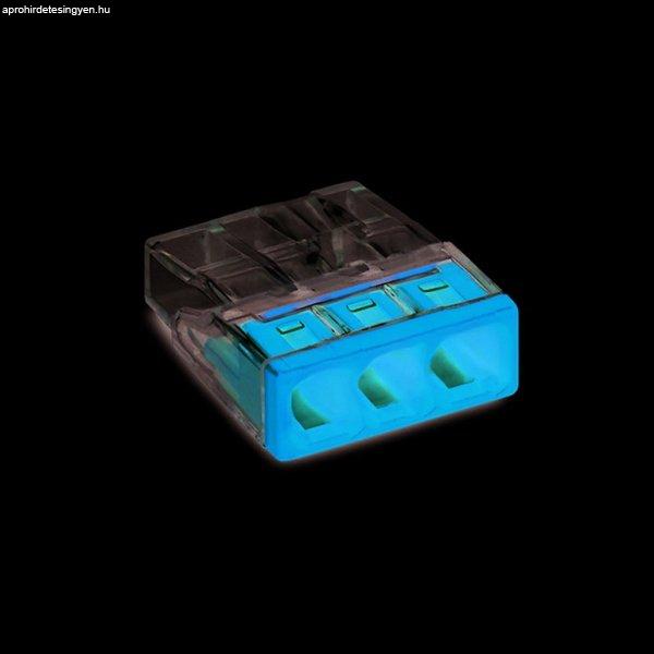 WAGO 2273 CONNECTOR,3 RIGID CONDUCTORS 0,5-2,5 MM2
