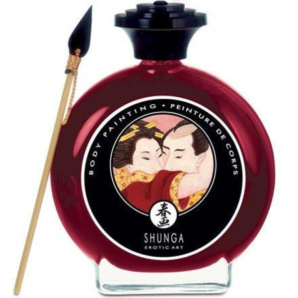 SHUNGA – eper és cava testfesték érzéki élvezetekhez