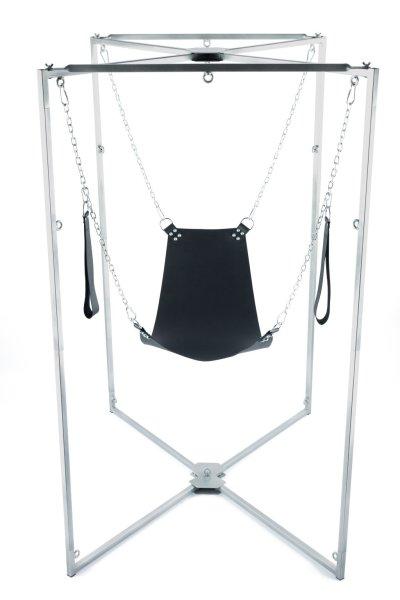 Kit Sling Cuir Triangle Noir – prémium fekete bőrszíj