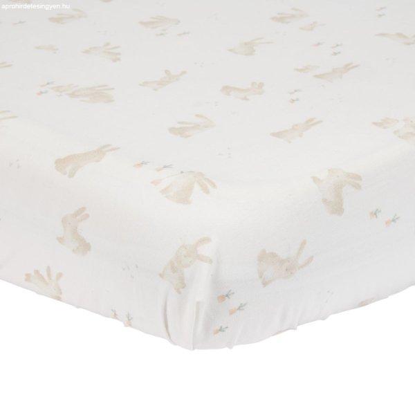 Little Dutch gumis lepedő 70x140 cm - Baby Bunny