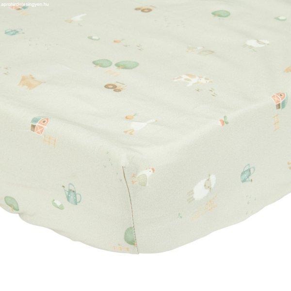Little Dutch gumis lepedő 70x140 cm - Little Farm