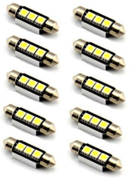10db/csomag CANBUS 3SMD LED LA513C-41CS Szofita hűtőbordas 