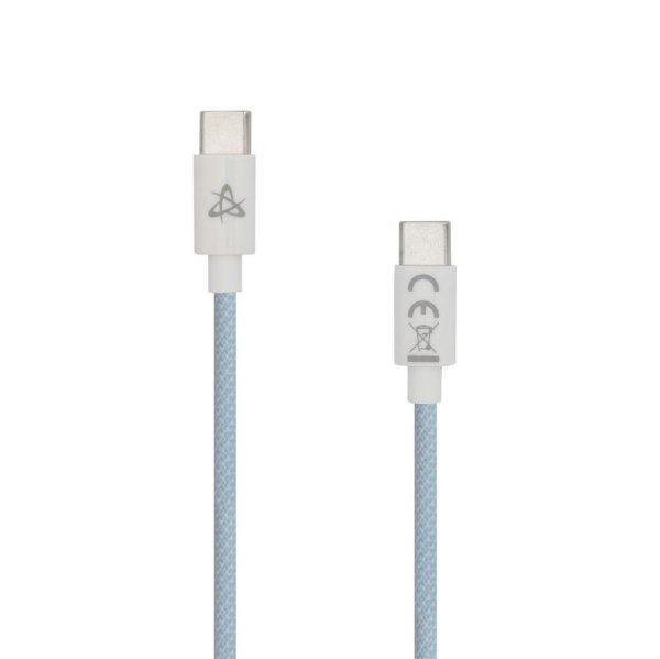 SBOX Type-C to Type-C 60W Charge and sync cable 1m Blue