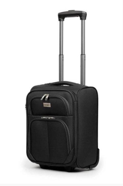 Bőrönd 40 x 30 x 20 cm Wizzair ingyenes kézipoggyász méret fekete 2 kerekű
1221 xs