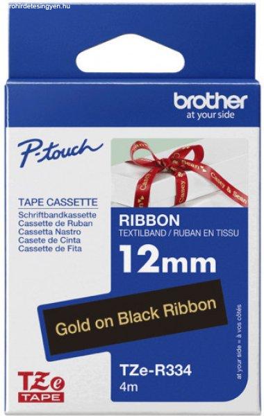 Brother TZe-R334 12 mm széles 4 m hosszú szövetszalag