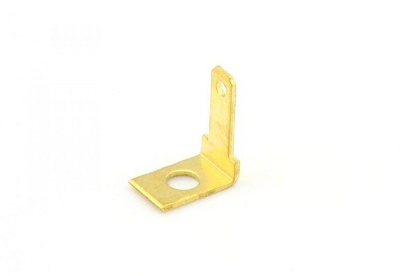 Lapos dugós sárgaréz 2,8x0,5 mm
