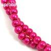 Tekla goly gyngy - Metallic Magenta - 4mm (szlon - kb. 20
