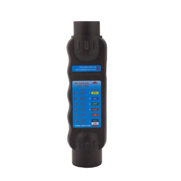 Vonóhorog elektromos teszter, 7 pólusú, 12V (PRA007, cikkszám: 54946)