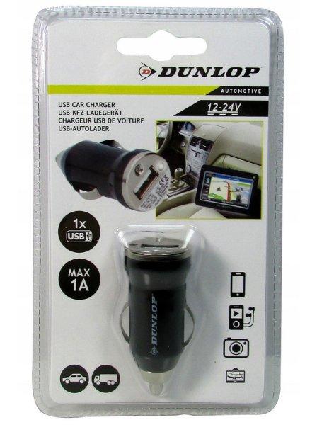 Dunlop, Szivargyújtós Töltő 1xUsb, 1A 12/24V