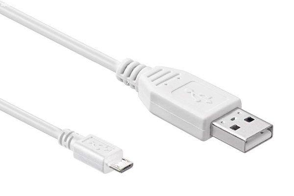 USB / Mikro USB "TYPE-B" telefon töltőkábel 100 cm 