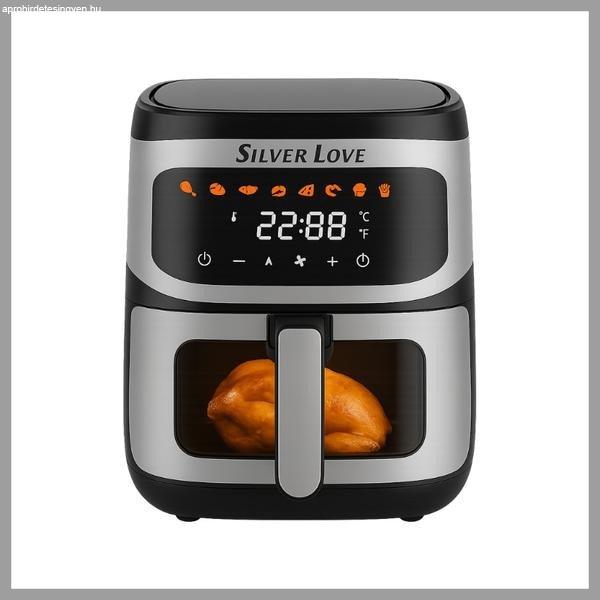 SilverLove forrólevegős sütő – 13L kapacitás, 3000W teljesítmény
CY-8004