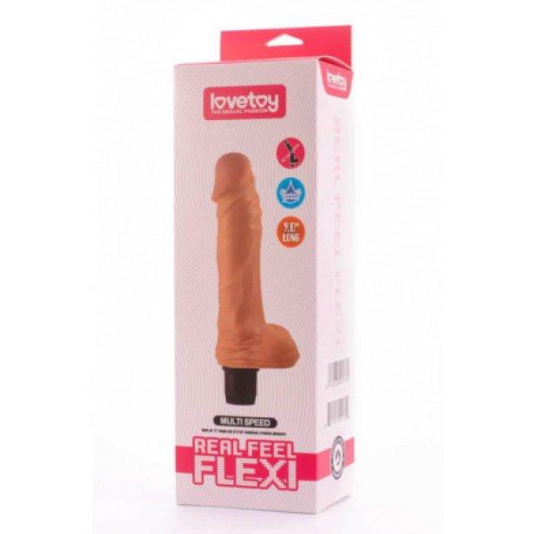 Lovetoy Real Feel Flexi 1 - Élethű herés vibrátor - 21 cm