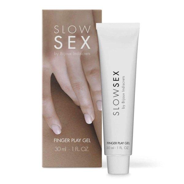 Slow Sex Finger play gel - Maszturbációs gél aloe verával és kókusz
illattal 30 ml