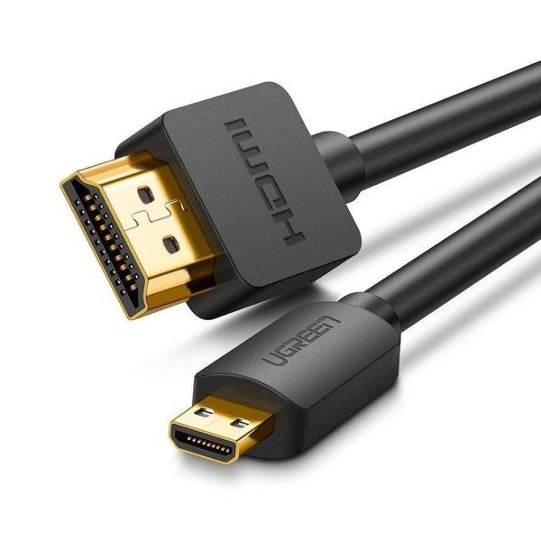 UGREEN HD127 Micro HDMI - HDMI 4K 3D Cable 1,5m Black