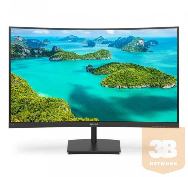 Monitor Philips 241E1SCA/00 23,6'' FullHD, VA, HDMI, curved, speakers