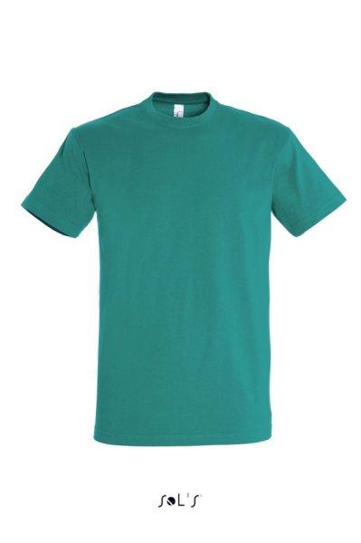 Férfi IMPERIAL környakas rövid ujjú pamut póló, SOL'S SO11500,
Emerald-L